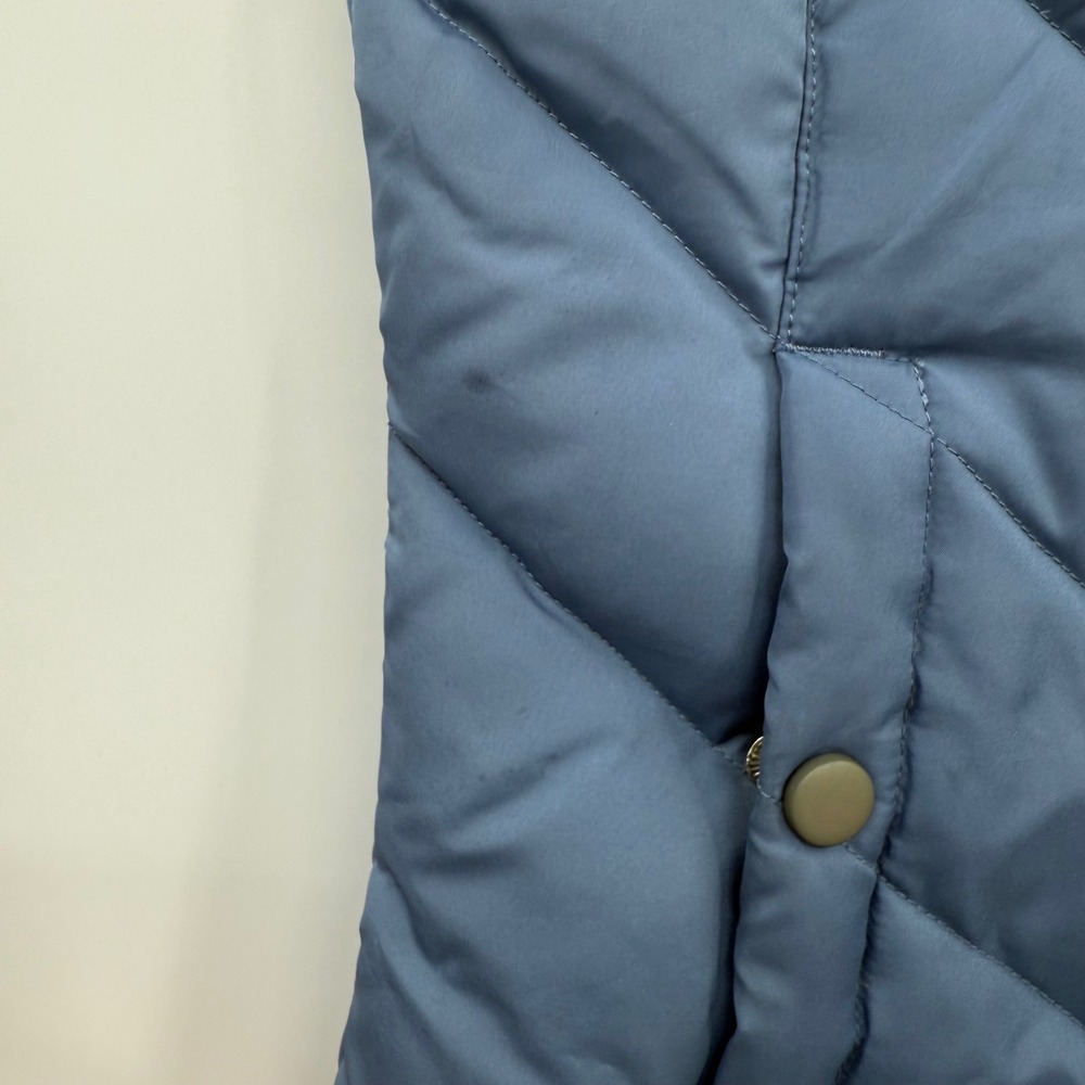 Maurices Puffer Vest Womens‎ Blue Full Snap Stand Collar Quilted Padded Size M - Picture 4 of 9